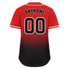 Custom Red Black Fade Fashion Personalized Authentic Baseball Jersey BSBJ01-D0a70ba