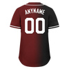 Custom Black Red Gradient Fashion Personalized Authentic Baseball Jersey BSBJ01-D0a7aae