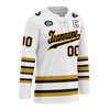 Custom White Yellow Personalized Hockey Jersey HCKJ01-D0a70ef