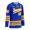 Custom Blue Yellow Personalized Hockey Jersey HCKJ01-D0a70aa