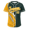 Custom Green Yellow Classic Style Personalized Authentic Baseball Jersey UN002-D0b0a00-ac