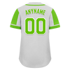 Custom Gray Green Raglan Sleeves Personalized Authentic Baseball Jersey BSBJ01-D017190