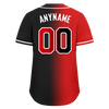 Custom Red Black Gradient Fashion Personalized Authentic Baseball Jersey BSBJ01-D0a707a