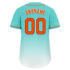 Custom Cyan White Fade Fashion Personalized Authentic Baseball Jersey BSBJ01-D0a70e8