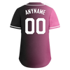 Custom Pink Black Gradient Fashion Personalized Authentic Baseball Jersey BSBJ01-D0a7099