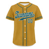 Custom Yellow Classic Style Green Personalized Authentic Baseball Jersey UN002-bd0b00d8-b