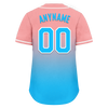 Custom Pink Blue Fade Fashion Personalized Authentic Baseball Jersey BSBJ01-D0a70f8