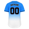 Custom Blue White Fade Fashion Personalized Authentic Baseball Jersey BSBJ01-D0a70ef