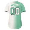 Custom Green White Gradient Fashion Personalized Authentic Baseball Jersey BSBJ01-D0a708a