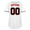 Custom White Stripe Fashion Personalized Authentic Baseball Jersey BSBJ01-D017224