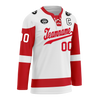 Custom White Red Personalized Hockey Jersey HCKJ01-D0a70ad