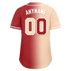 Custom Beige Red Gradient Fashion Personalized Authentic Baseball Jersey BSBJ01-D0a708f