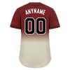 Custom Red Grey Fade Fashion Personalized Authentic Baseball Jersey BSBJ01-D0a70fa