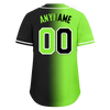 Custom Green Black Gradient Fashion Personalized Authentic Baseball Jersey BSBJ01-D0a709c