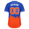 Custom Blue Orange City Edition Personalized Authentic Baseball Jersey BSBJ01-D017140