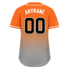 Custom Orange Grey Fade Fashion Personalized Authentic Baseball Jersey BSBJ01-D0a70ec