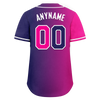 Custom Pink Blue Gradient Fashion Personalized Authentic Baseball Jersey BSBJ01-D0a7aab