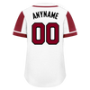 Custom White Red Raglan Sleeves Personalized Authentic Baseball Jersey BSBJ01-D017163