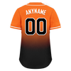 Custom Orange Black Fade Fashion Personalized Authentic Baseball Jersey BSBJ01-D0a70c7