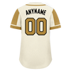 Custom Beige Raglan Sleeves Personalized Authentic Baseball Jersey BSBJ01-D017201