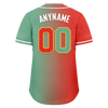 Custom Red Green Gradient Fashion Personalized Authentic Baseball Jersey BSBJ01-D0a7a09