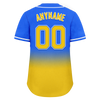 Custom Blue Yellow Fade Fashion Personalized Authentic Baseball Jersey BSBJ01-D0a70c0