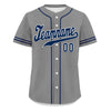 Custom Grey Classic Style Blue Personalized Authentic Baseball Jersey UN002-bd0b00d8-ac