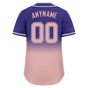 Custom Purple Pink Fade Fashion Personalized Authentic Baseball Jersey BSBJ01-D0a7070