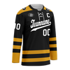 Custom Black Yellow Personalized Hockey Jersey HCKJ01-D0a70ee