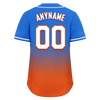 Custom Blue Orange Fade Fashion Personalized Authentic Baseball Jersey BSBJ01-D0a70b7