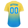 Custom Yellow Blue Fade Fashion Personalized Authentic Baseball Jersey BSBJ01-D0a70fc