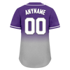 Custom Purple Grey Fade Fashion Personalized Authentic Baseball Jersey BSBJ01-D0a70cd