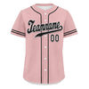 Custom Pink Classic Style Black Personalized Authentic Baseball Jersey UN002-bd0b00d8-b8