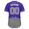 Custom Purple Gray City Edition Personalized Authentic Baseball Jersey BSBJ01-D017137