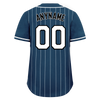 Custom Blue Stripe Fashion Personalized Authentic Baseball Jersey BSBJ01-D017258