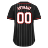 Custom Black Stripe Fashion Personalized Authentic Baseball Jersey BSBJ01-D017243