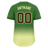 Custom Green Fade Fashion Personalized Authentic Baseball Jersey BSBJ01-D0a70f7