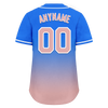 Custom Blue Pink Fade Fashion Personalized Authentic Baseball Jersey BSBJ01-D0a70e0