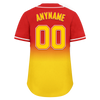 Custom Red Yellow Fade Fashion Personalized Authentic Baseball Jersey BSBJ01-D0a70d7