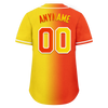 Custom Orange Yellow Gradient Fashion Personalized Authentic Baseball Jersey BSBJ01-D0a707e