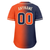 Custom Blue Orange Gradient Fashion Personalized Authentic Baseball Jersey BSBJ01-D0a7089