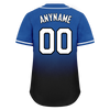 Custom Blue Black Fade Fashion Personalized Authentic Baseball Jersey BSBJ01-D0a70be