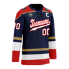 Custom Blue Red Personalized Hockey Jersey HCKJ01-D0a70af