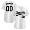 Custom White Classic Style Black Personalized Authentic Baseball Jersey BSBJ01-bd0faa8