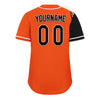 Custom Orange Black Classic Style Personalized Authentic Baseball Jersey UN002-D0b0a00-8