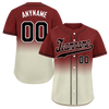 Custom Red Grey Fade Fashion Personalized Authentic Baseball Jersey BSBJ01-D0a70fa