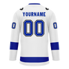 Custom White Blue Personalized Hockey Jersey HCKJ01-D0a70bb