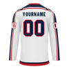 Custom White Personalized Hockey Jersey HCKJ01-D0a70fa