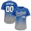 Custom Blue Grey Fade Fashion Personalized Authentic Baseball Jersey BSBJ01-D0a70bf