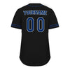 Custom Black Classic Style Blue Personalized Authentic Baseball Jersey UN002-bd0b00d8-bd